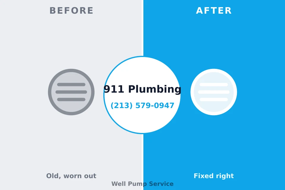 Before and after: plumbing repair Superior, NE